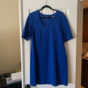 Banana Republic Short Sleeve Blue Dress